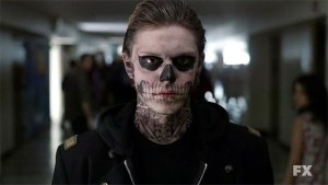 Tate Langdon goes for blood in "American Horror Story"